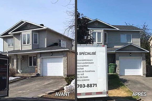 Ajout étage Vaudreuil et ouest Montréal